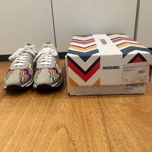 Missoni Sneakers Size 40  (USA 7 men USA 8.5 women )